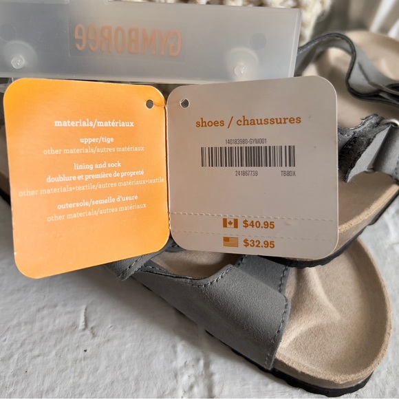 Gray Suede Like Gymboree Unisex Shoes Sandals Size 11 - Picture 3 of 4